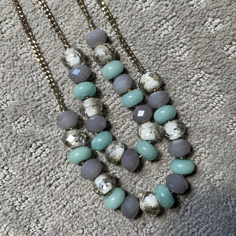 NWOT Loft multistrand beaded necklace